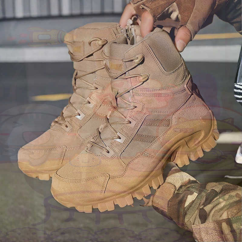 Streetwear Brand Canada - Tan Long Barrel Deadlift รองเท้าผ้าใบลําลองรองเท้าผู้ชายสบายกีฬา Tenid