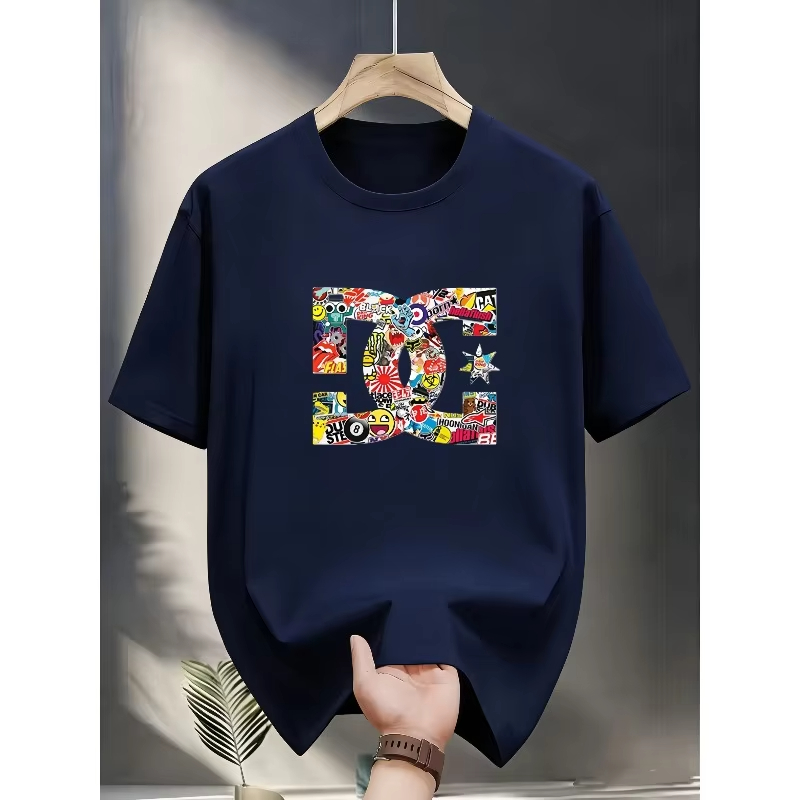Streetwear Brands 2026 - เสื้อยืดโอเวอร์ไซส์พิมพ์ลายแบรนด์หรูแฟชั่นแนวสตรีทแวร์ แขนสั้น ผ้าฝ้าย สไตล์ลำลอง สำหรับฤดูร้อน ปี