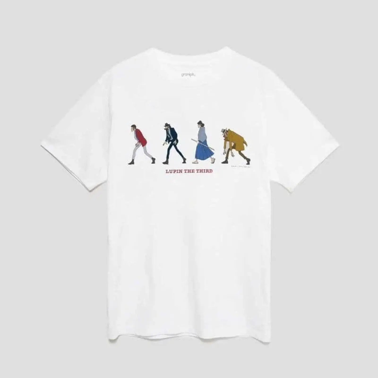 Streetwear Brand Designer - เสื้อยืด Graniph Lupin III ไซส์ L