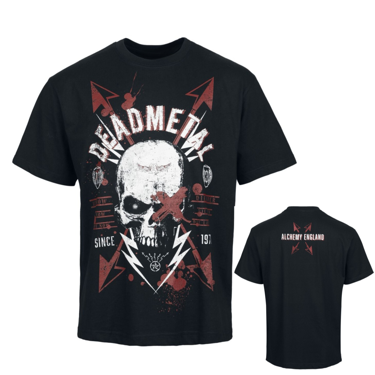 Gothic Streetwear Brand - เดด เมทัล สกัล ดาร์ก โกธิค แบรนด์เสื้อยืดผ้าฝ้ายเสื้อยืดกราฟิกผู้ชายผู้หญิงฤดูร้อนสตรีทแวร์