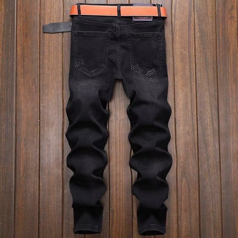 กางเกงยีนส์ขาดสไตล์สตรีทแฟชั่น - Streetwear Brand Designer บทวิจารณ์และราคา