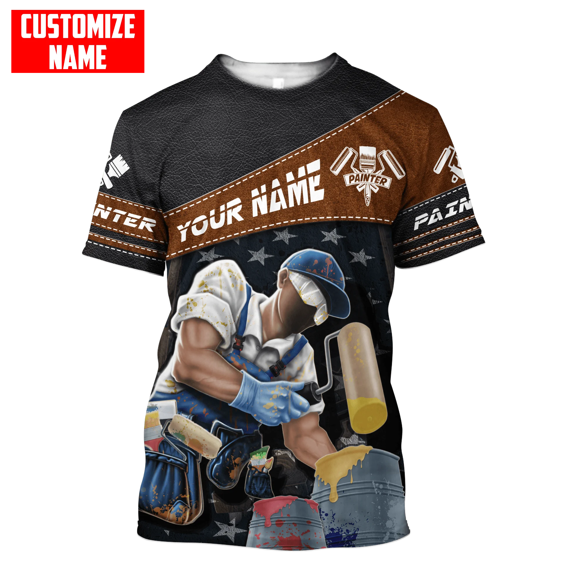 ส่วนบุคคลชื่อจิตรกร 3D ทั้งหมด - Streetwear Brand T Shirt บทวิจารณ์และราคา