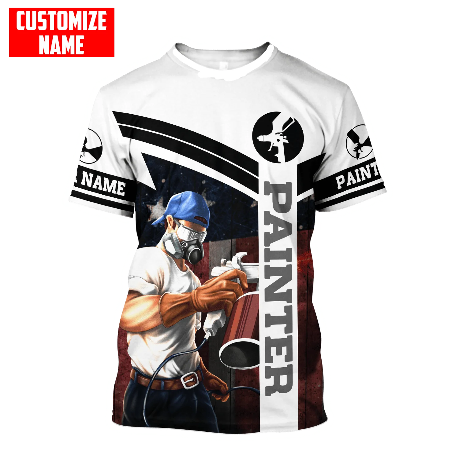 ส่วนบุคคลชื่อจิตรกร 3D ทั้งหมด - Streetwear Brand T Shirt บทวิจารณ์และราคา