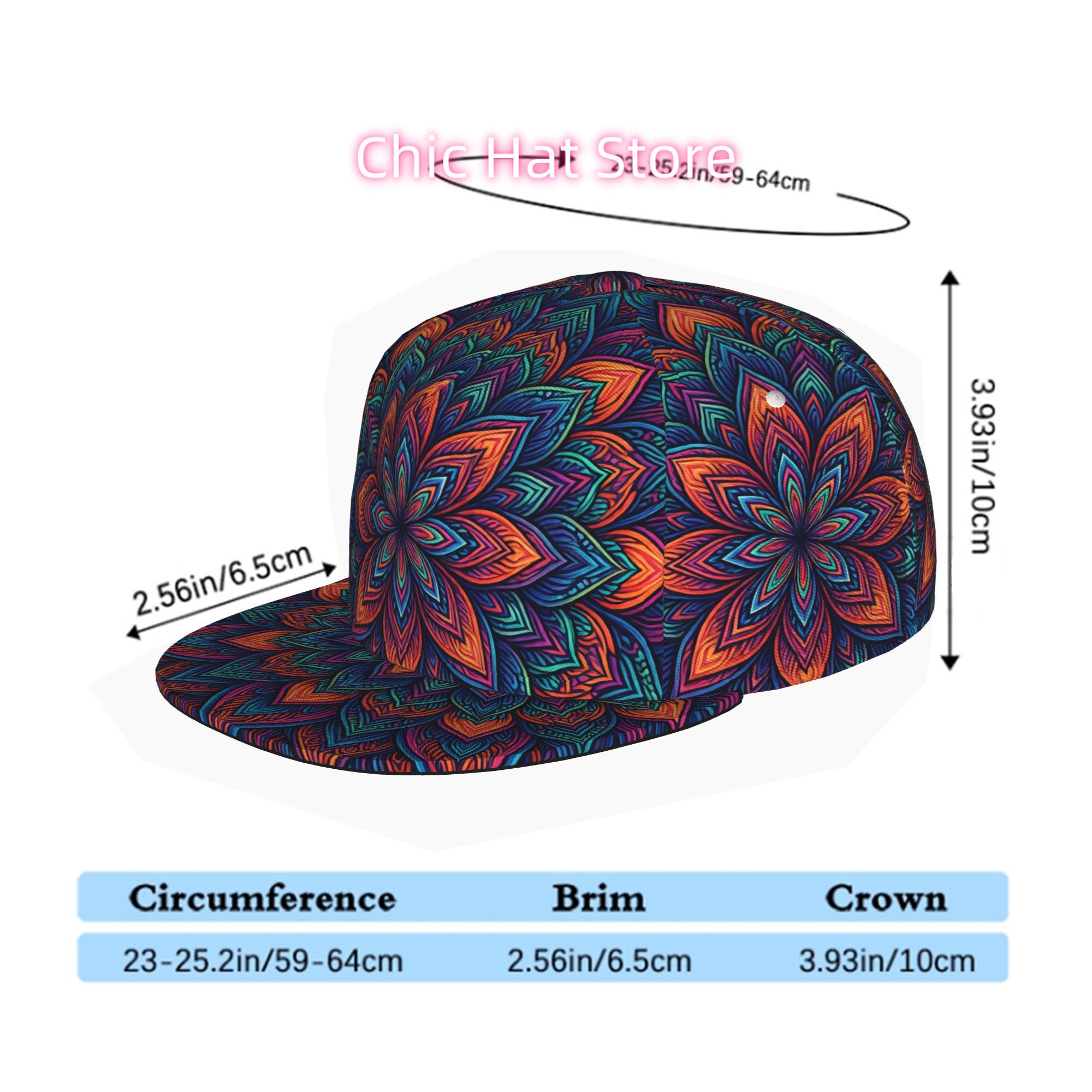 หมวกเบสบอลปีกแบนพิมพ์ลายสีสันส - Streetwear Brand Beanie บทวิจารณ์และราคา