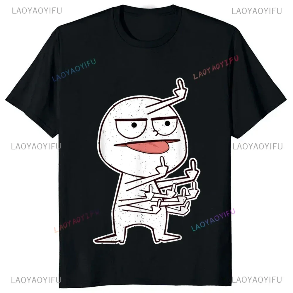 เสื้อยืดพิมพ์ลายคนบ้านิ้วแบบลำ - Streetwear Brand T Shirt บทวิจารณ์และราคา