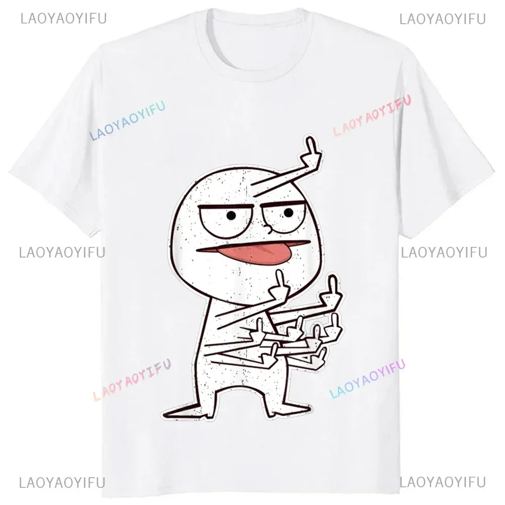 เสื้อยืดพิมพ์ลายคนบ้านิ้วแบบลำ - Streetwear Brand T Shirt บทวิจารณ์และราคา