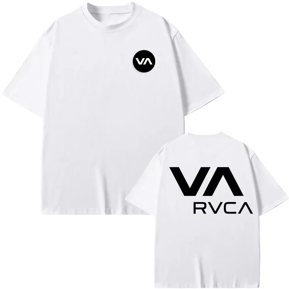 RVCA เสื้อยืดสีดำเสื้อยืดฤดูร้ - Streetwear Brand Designer บทวิจารณ์และราคา