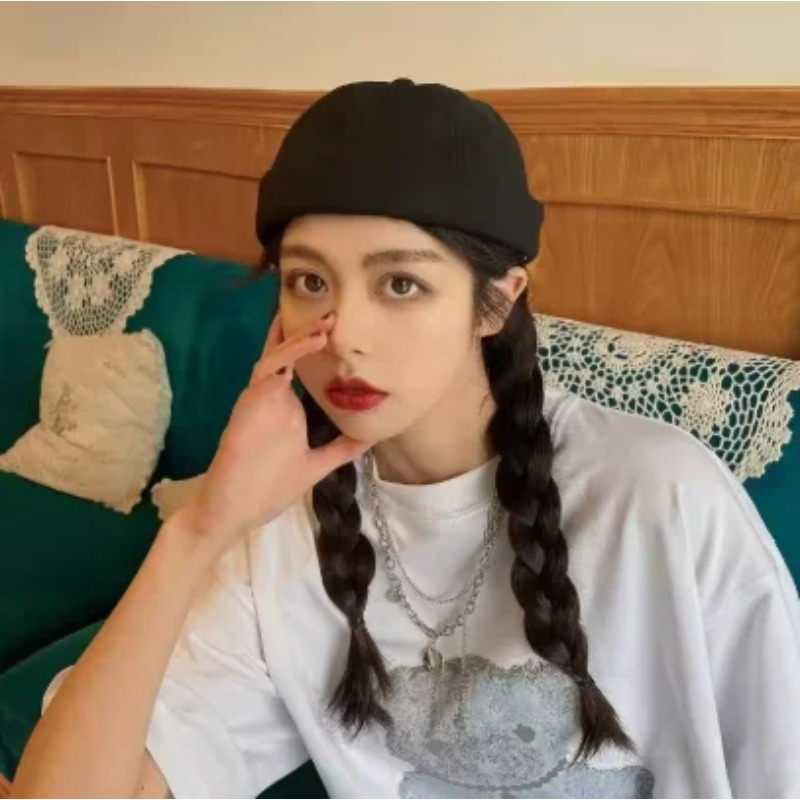 หมวกทรงด็อคเกอร์สีพื้นคลาสสิก  - Streetwear Brand Beanie บทวิจารณ์และราคา